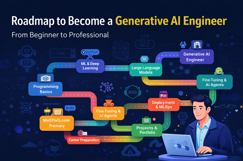Roadmap to Become a Generative AI Engineer: From Beginner to Professional